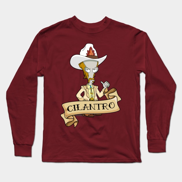 Roy Rogers McFreely - Cilantro Long Sleeve T-Shirt by Ryans_ArtPlace